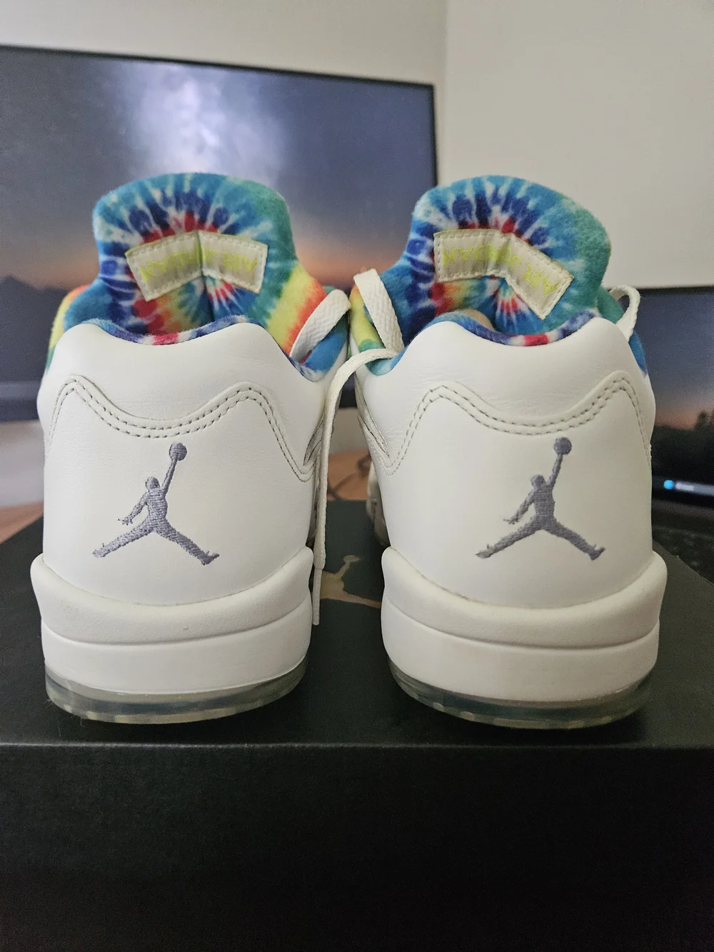 Jordan 5 Low Golf - Peace, Love (Tie-Dye) 7.5M CW4205-100